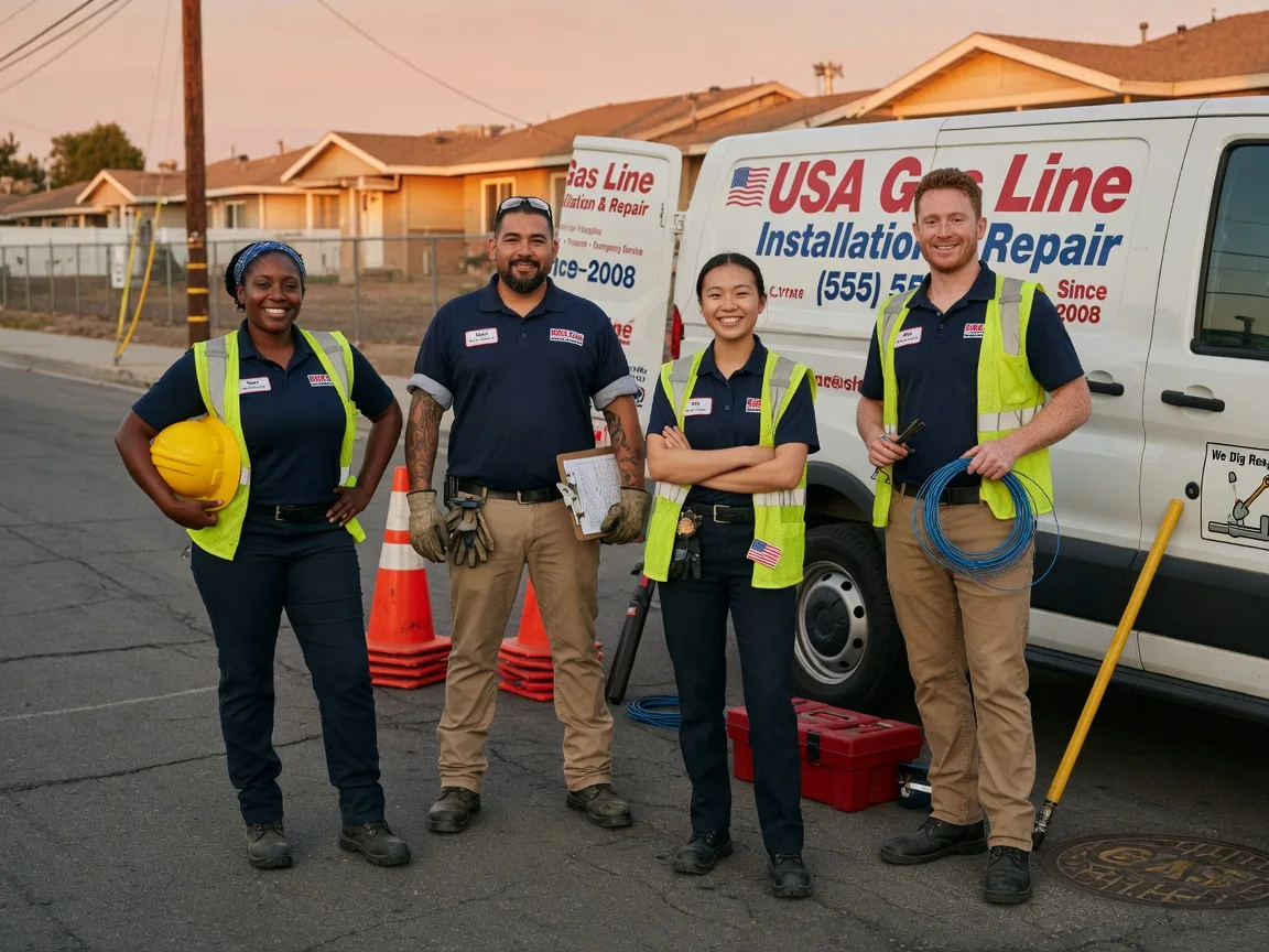 Gas Line Installation company in Fairmount, IN